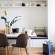 preview thumbnail 45 of 71, Set of 4 Plastic Dining Side Chair Wood For Event Kitchen Office Event Garden Patio Cafe Indoor Outdoor