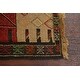 preview thumbnail 10 of 14, Geometric Kilim Shiraz Persian Tribal Area Rug Hand-woven Wool Carpet - 2'0" x 2'10"