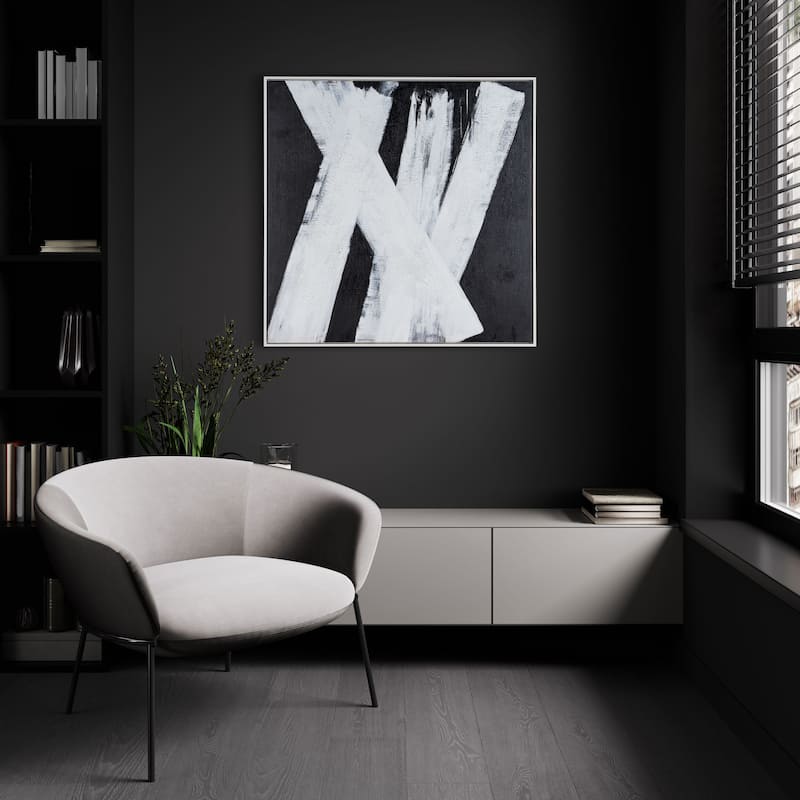 Intersecting Dimensions, Hand Painted Canvas