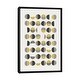 preview thumbnail 1 of 10, iCanvas "Mid Century Abstract Circles IX" by Urban Epiphany Framed Black - 40x26