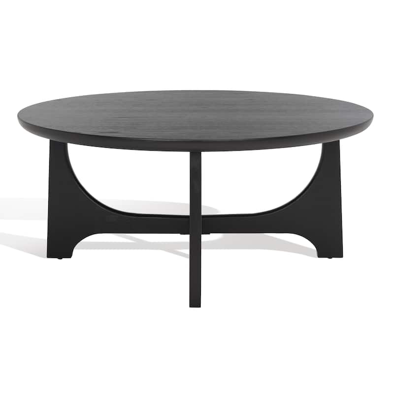 SAFAVIEH Couture Sasha Wood Round Coffee Table - 40 in. W x 40 in. D x 18 in. H