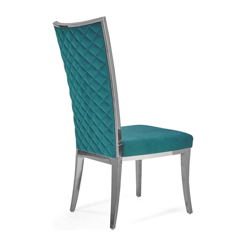 Massimo Silver Stainless Steel Dining Chair