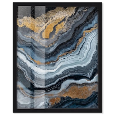 Acrylic Flow II Shadowbox by Art Remedy