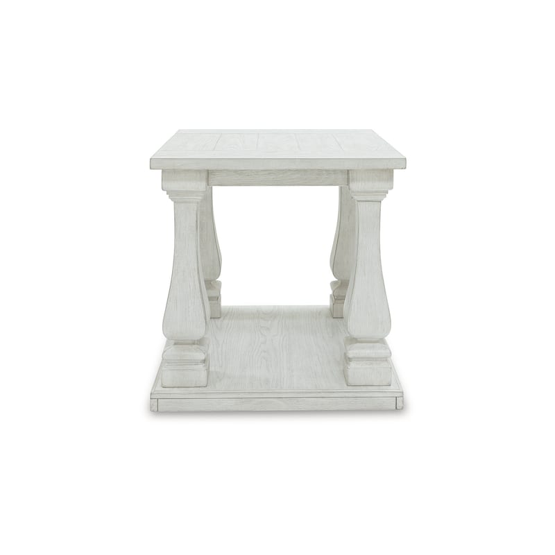 Signature Design by Ashley Arlendyne White End Table - 27"W x 24"D x 24"H