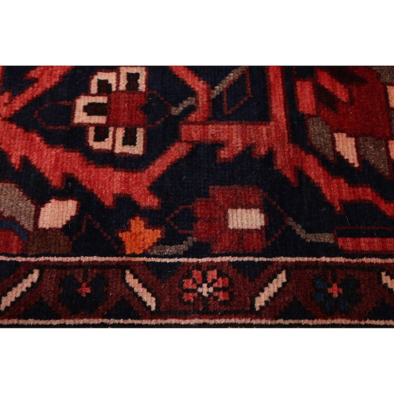 ECARPETGALLERY Hand-knotted Kayseri Vintage Dark Red Wool Rug - 6'7 x 9'11