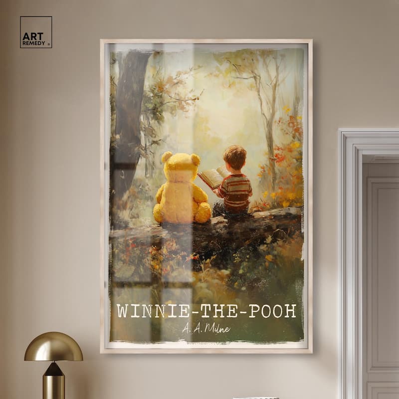 Classic Winnie the Pooh Shadowbox by Art Remedy