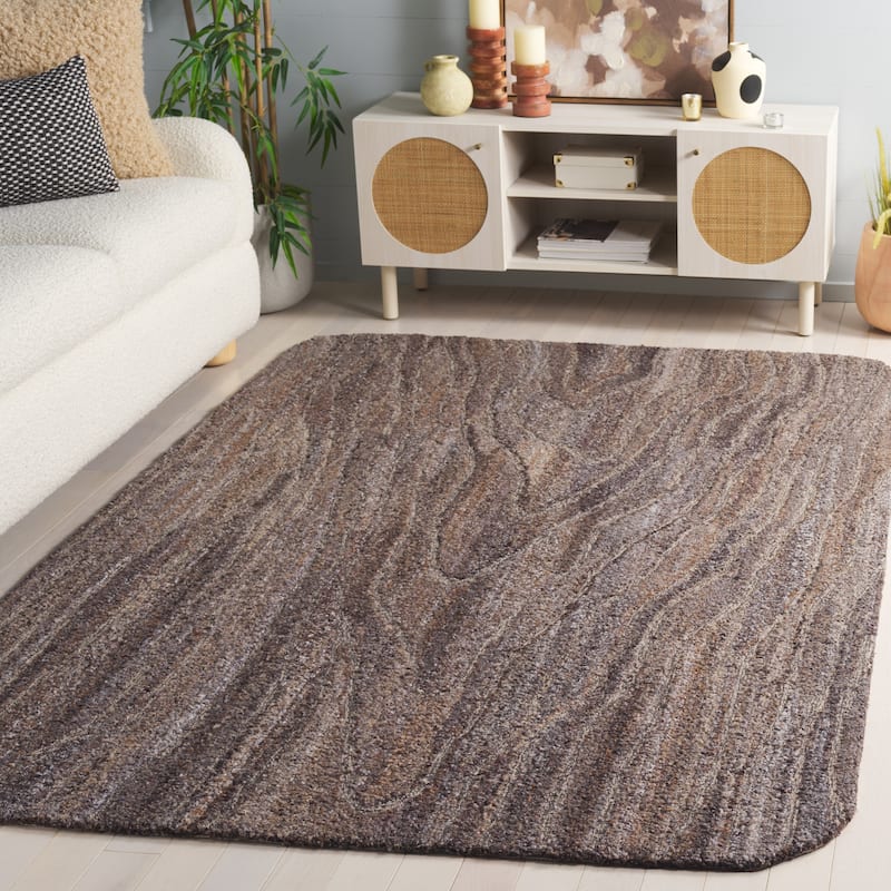 SAFAVIEH Handmade Harvest Arwa Rug - Brown - 6' x 9'