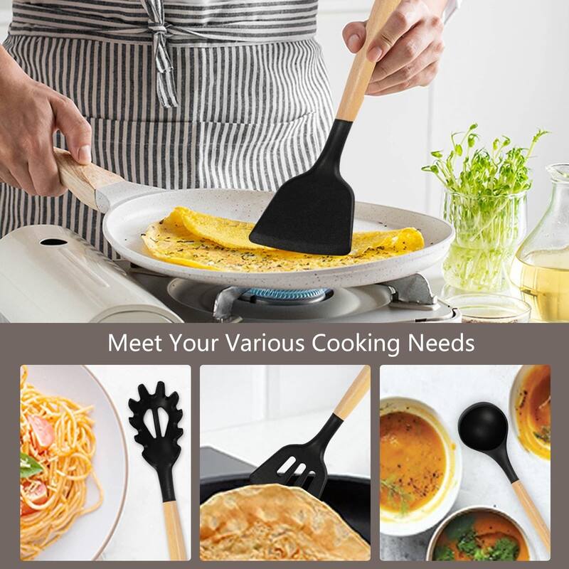 Cooking Utensils Set,19 Kitchen Set Utensils Set - 19 Pcs