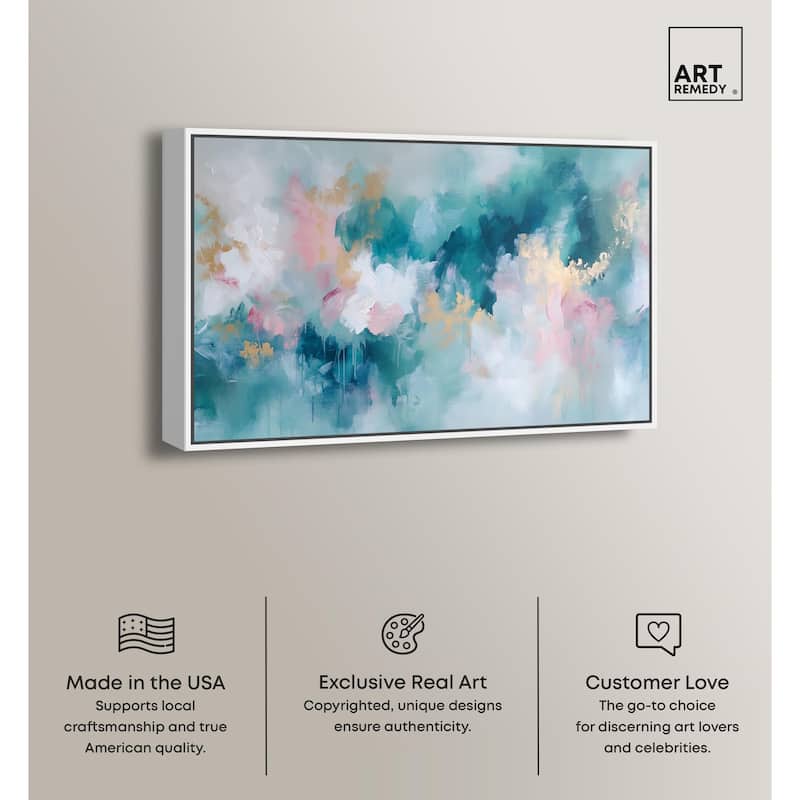 Emerald Sky Canvas by Art Remedy