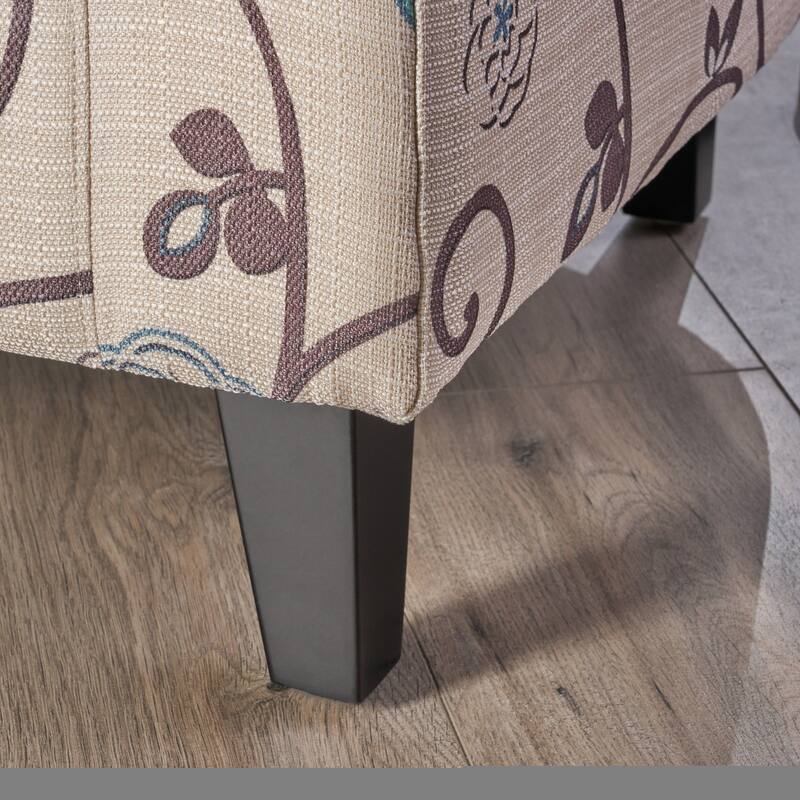 Modern 30.5" Upholstered Club Chair with Birch Wood Legs for Living Room