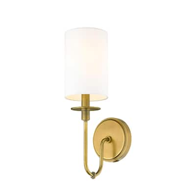 Z-Lite 809-1S-WH Ella 16" Tall Wall Sconce