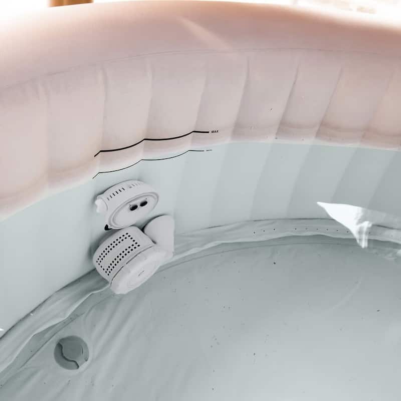 Intex LED Light For Spa w/ Cup Holder And Refreshment Tray w/ Seat For Spa(2 Pk) - 1