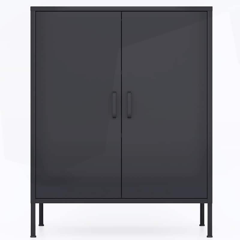 Versatile Metal Storage Cabinet for Various Spaces and Demands