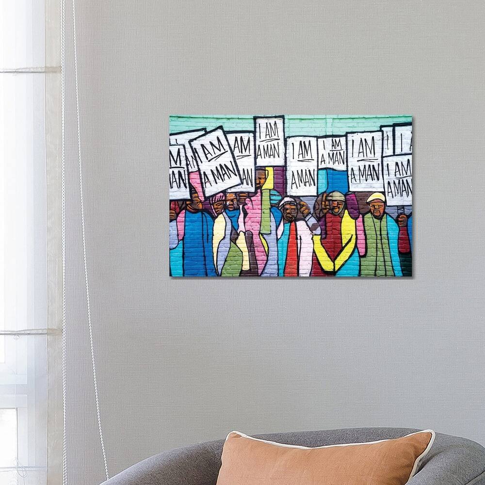 iCanvas "I Am A Man Graffiti " by Susanne Kremer Canvas Print