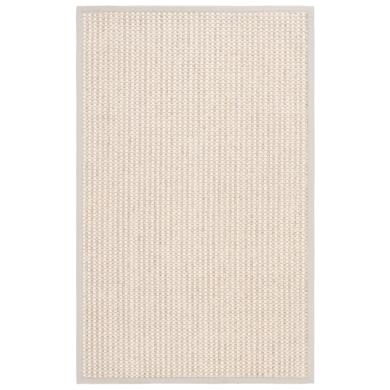SAFAVIEH Palm Beach Vira Contemporary Wool Rug - 5' x 8' - Ivory