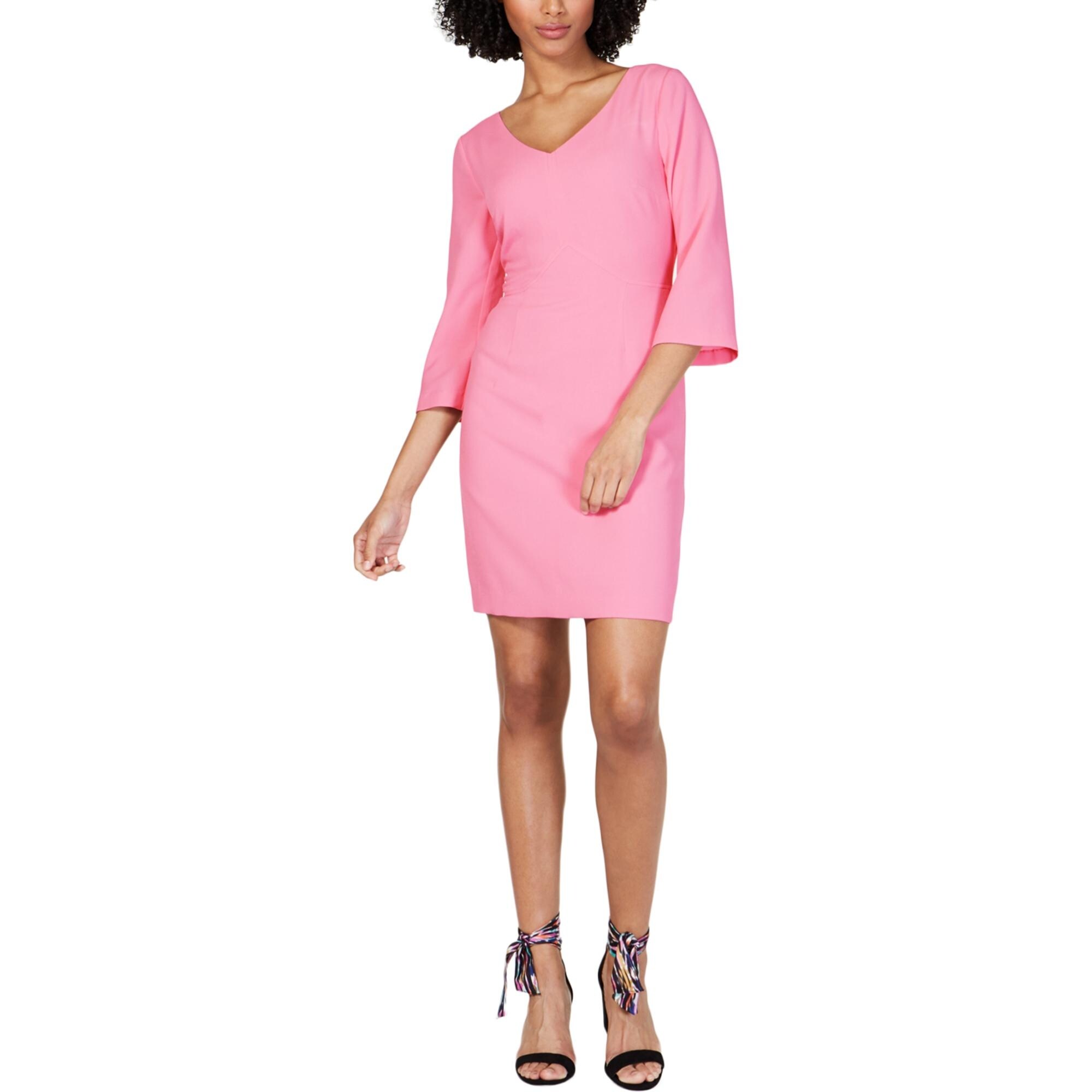 v neck work dress
