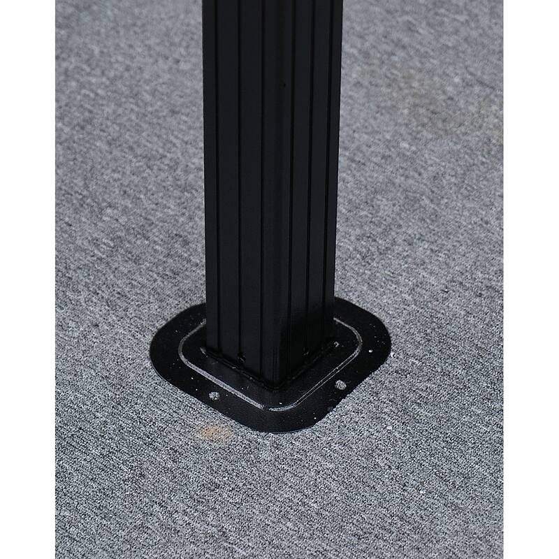 10x10 Double-Roof Steel Gazebo with Weatherproof and Rust-Proof Features