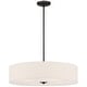 preview thumbnail 11 of 20, Access Lighting Mid Town LED Pendant or Semi-Flush - 24" Matte Black