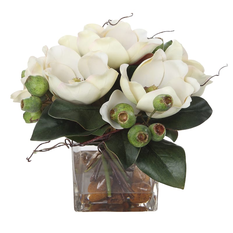 Uttermost Dobbins Magnolia Bouquet - 15.75 W x 15.75 H x 12.25 D (inches)