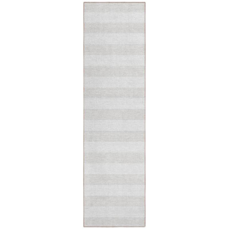 Alluva Stripe Weather Resistant Blended Style Outdoor Rug