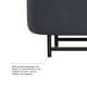 preview thumbnail 7 of 44, HomePop Ellipse Modern Storage Bench with Metal Legs