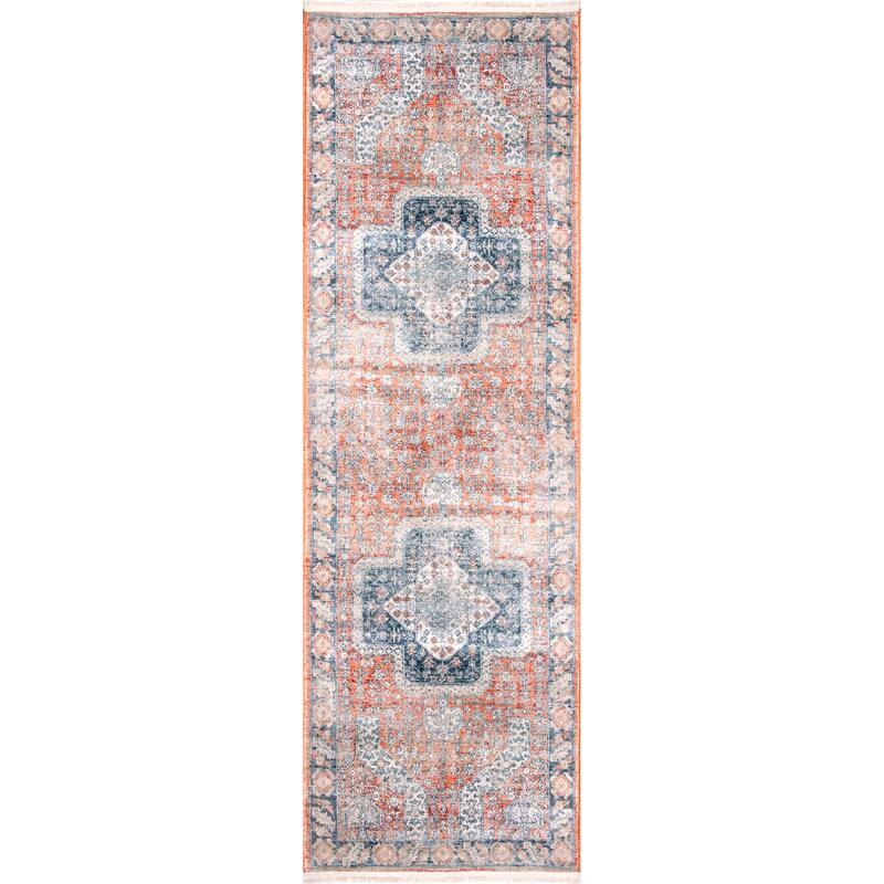 Nuloom Westlyn Faded Medallion Area Rug