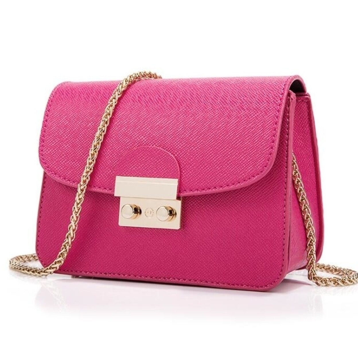 hot pink designer clutch