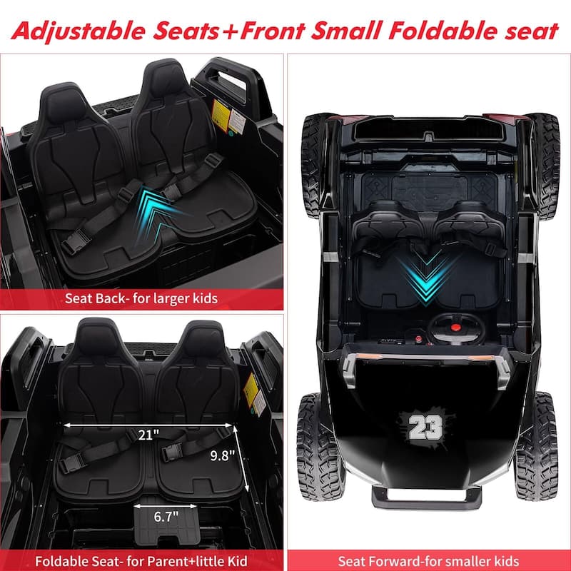 24V Kids 2 Seaters Ride On UTV with Remote Control