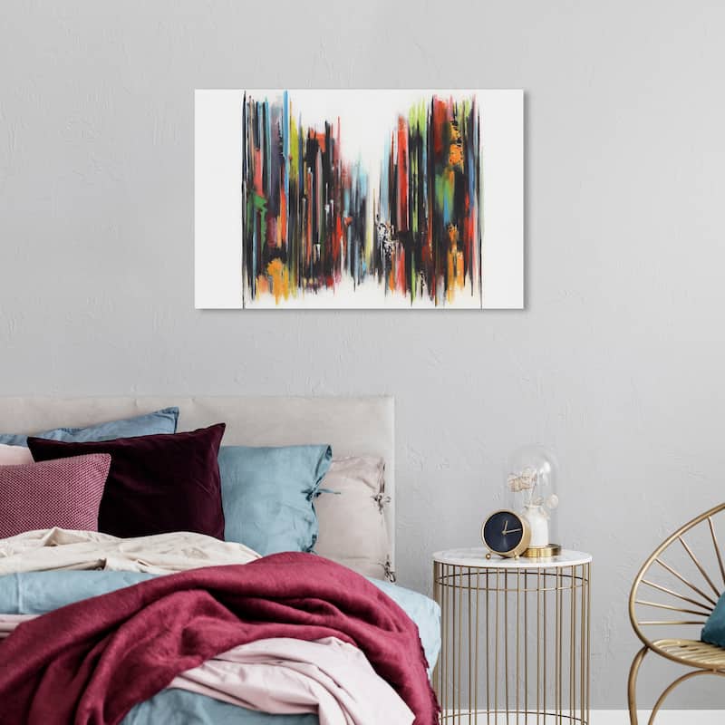 Wynwood Studio Canvas Abstract Doll Memories - Mystical Harmonies Black and Modern & Contemporary Wall Art Canvas Print - 24 x 36