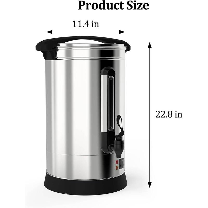 Commercial Stainless Steel Coffee Urn for Church, Meeting Rooms, Lounges