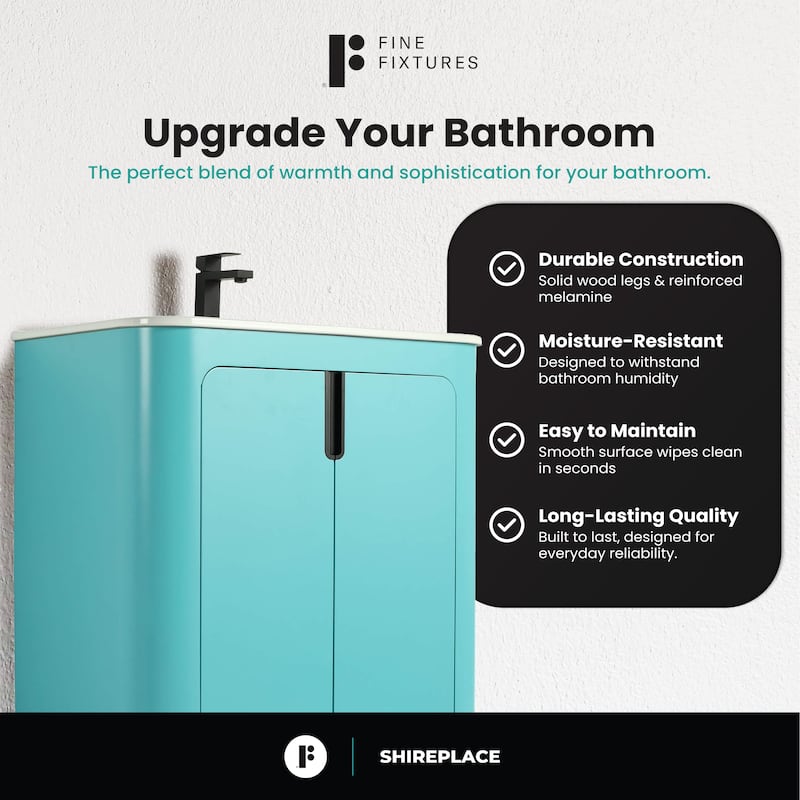 Fine Fixtures Shireplace Bathroom Vanity with Sink