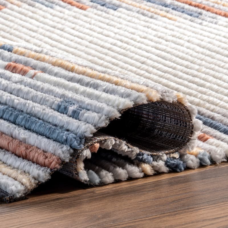 Nuloom Morgan Contemporary Shag Fringe Area Rug