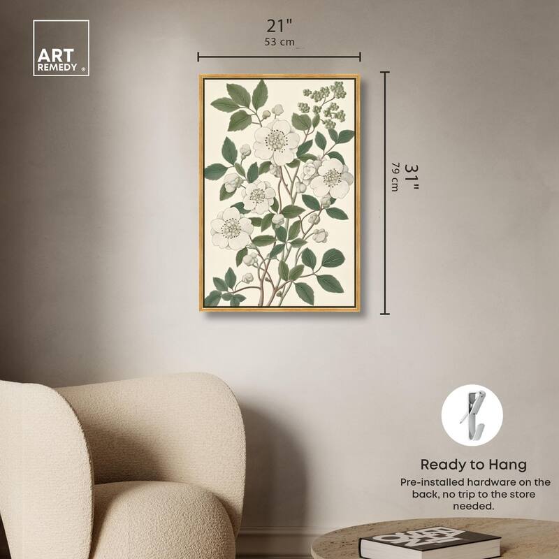 White Cherokee III Canvas by Art Remedy