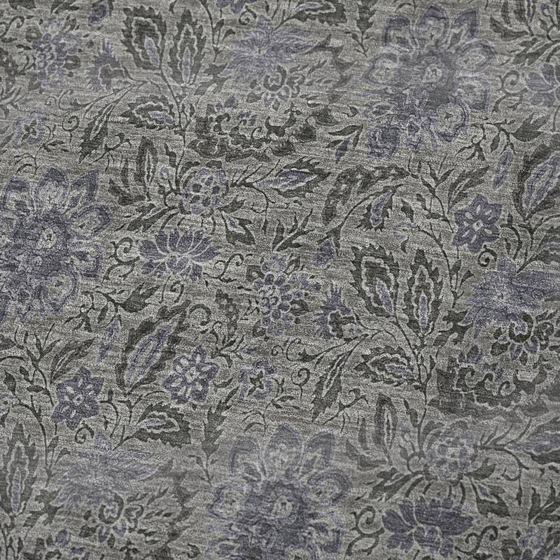 Premium Machine Washable Floral Sherpa Throw Blanket