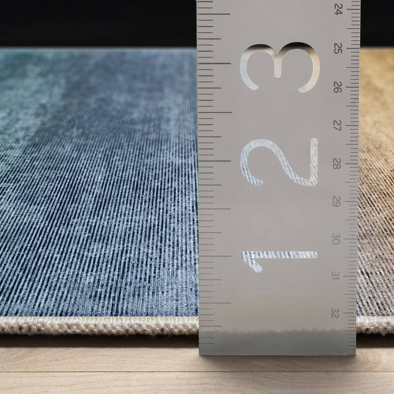 Well Woven Abstract Sunset Vintage Flat-Weave Area Rug