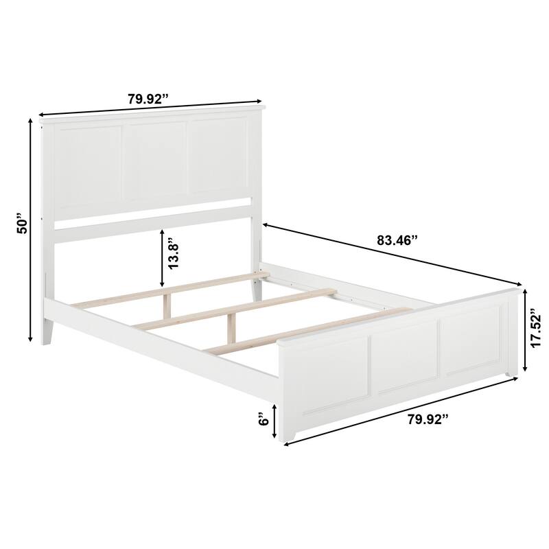 AFI, Madison Foundation Bed with Matching Footboard