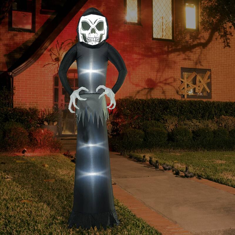 Haunted Hill Farm 12-Ft. Inflatable Ghost with Lights