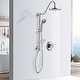 preview thumbnail 7 of 26, Proox 5-sprayer Rain Shower Faucet with Handheld Shower Soap Dish