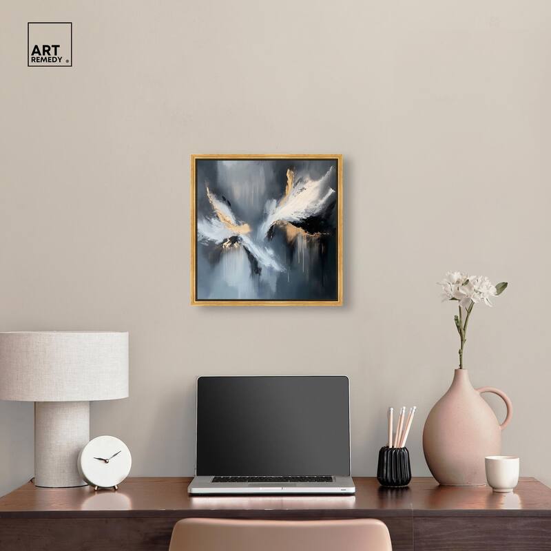Wings of Gold Canvas by Art Remedy