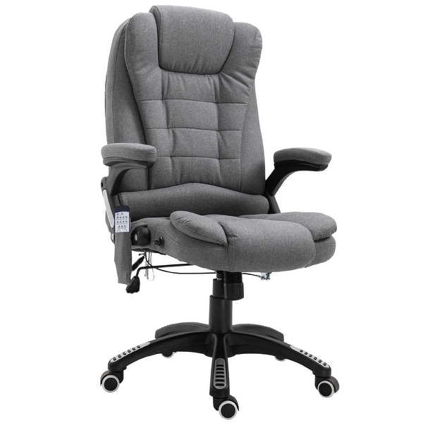 Copper grove lecheria dark grey adjustable massaging office chair deals