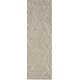preview thumbnail 50 of 49, Nourison Graceful Indoor only Geometric Wool Area Rug 2' 3" x 7' 6" - Grey