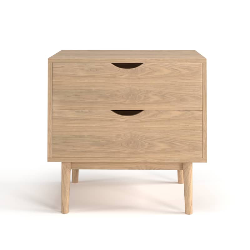 Clara 2-Drawer Nightstand - Wash