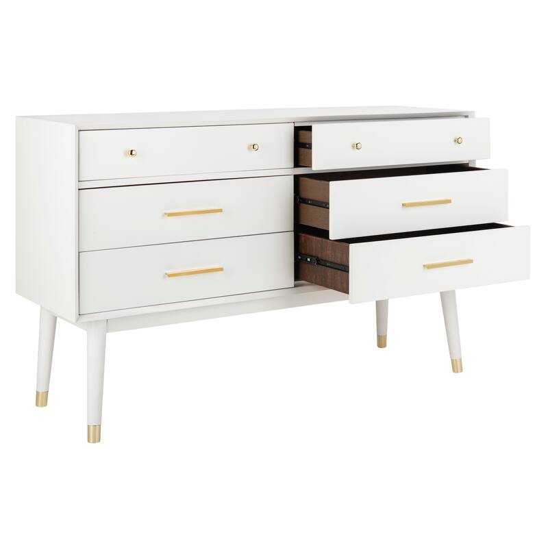SAFAVIEH Couture Zack 6-Drawer Wood Dresser