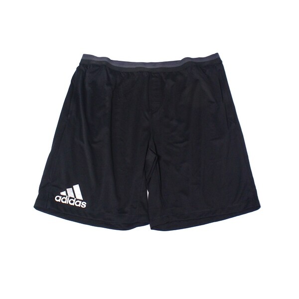 Shop Adidas Black Mens Size 2XL Logo Climachill Activewear Shorts ...
