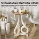preview thumbnail 16 of 17, COZAYH Rustic Farmhouse Cottagecore Accent End Table