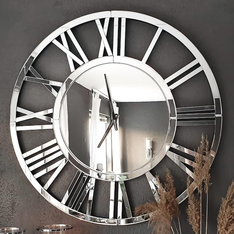 Round Wall Clock- Modern Clocks Set Of 2