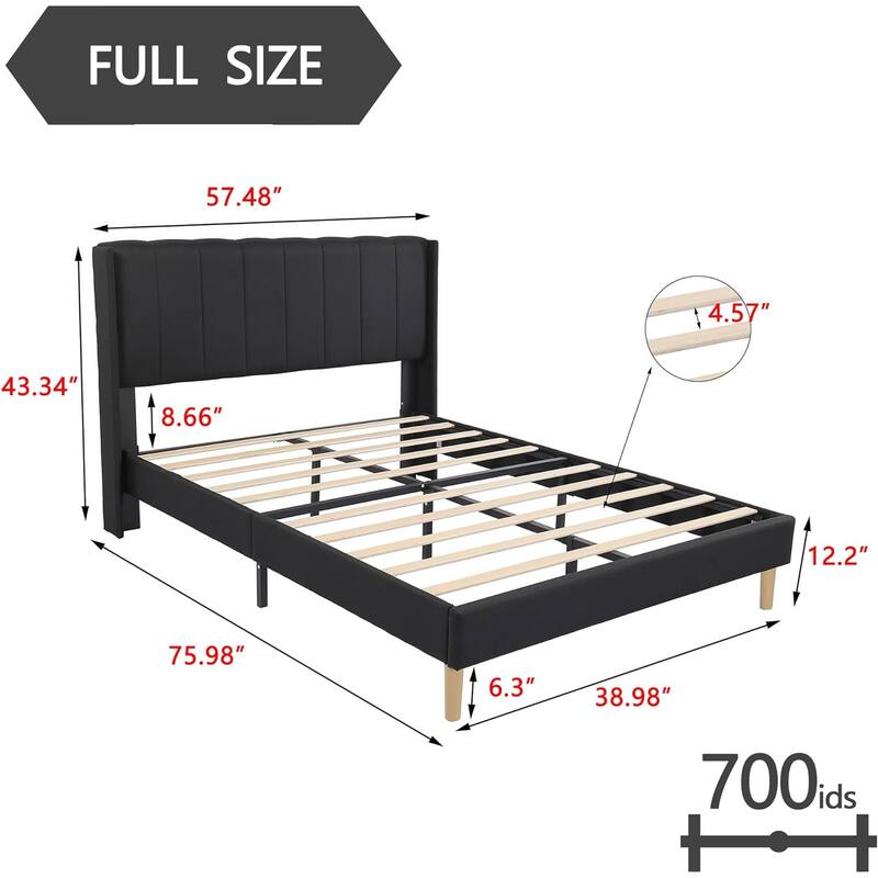 Alazyhome Upholstered Platform Bed Frame