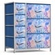 preview thumbnail 15 of 75, Dresser w/ 7 Drawers, Furniture Storage & Chest Tower for Bedroom Tie-Dye-Blue