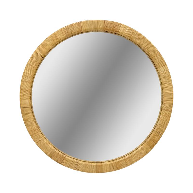 INK IVY Nova Natural Rattan Wall Mirror