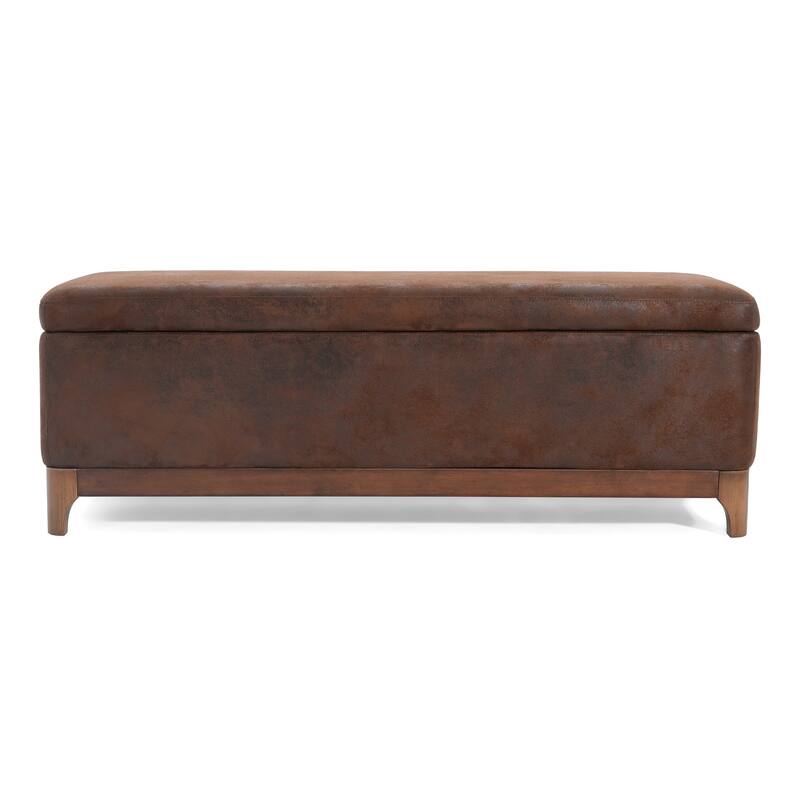 Christopher Knight Home - Orphelia Faux Leather Storage Bench